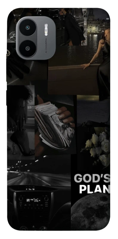 Чохол на Xiaomi Redmi A1+ / Poco C50 / A2+ God's plan фото 1 з 1