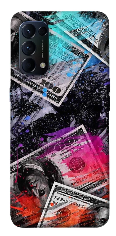 Чехол на Oppo Reno 5 4G Neo dollar v3 фото 1 из 1