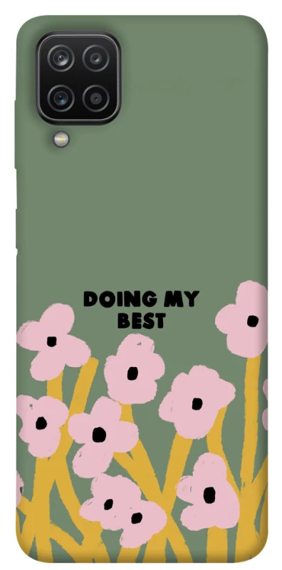 Чохол на Samsung Galaxy A12 Doing my best фото 1 з 1