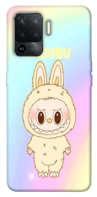 Чехол на Oppo Reno 5 Lite Fluffy Rainbow Labubu фото 1 из 1