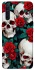 Чехол на Oppo A91 skull and rose фото 1 из 1