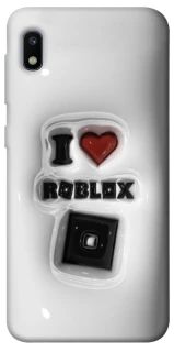 Чохол на Samsung Galaxy A10 (A105F) I love Roblox фото 1 з 1