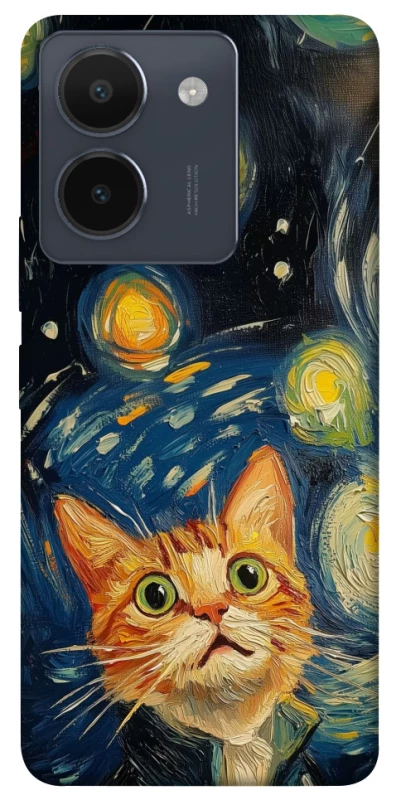 Чохол на Vivo Y36 paint cat фото 1 з 1