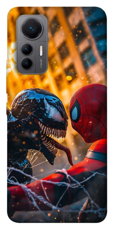 Чохол на Xiaomi 12 Lite Venom vs Spiderman фото 1 з 1