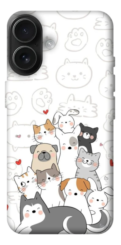 Чохол на Apple iPhone 17 (6.3") Funny Pets фото 1 з 1