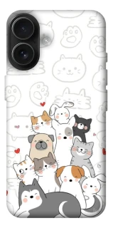 Чохол на Apple iPhone 17 (6.3") Funny Pets фото 1 з 1