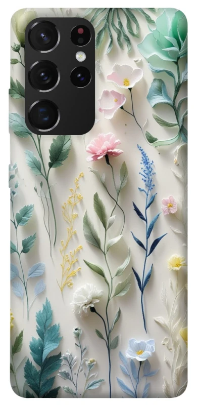 Чохол на Samsung Galaxy S21 Ultra Floral design ver.3 фото 1 з 1