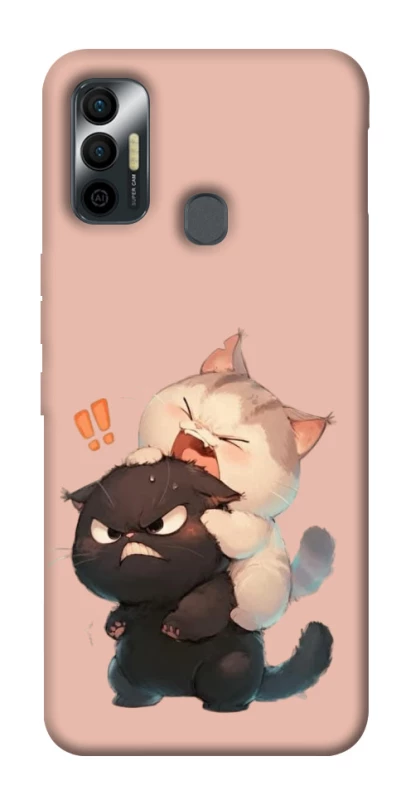 Чохол на TECNO Spark 7 Сat and cat фото 1 з 1