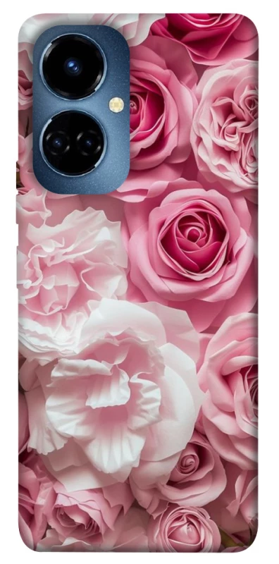 Чехол на TECNO Camon 19 Pro Розовые цветы фото 1 из 1