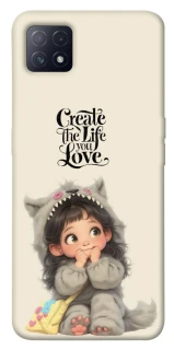 Чехол на Oppo A72 5G / A73 5G Create the life you love фото 1 из 1