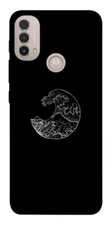Чехол на Motorola Moto E40 Black tsunami фото 1 Чехол на Motorola Moto E40 Black tsunami фото 1 из 1