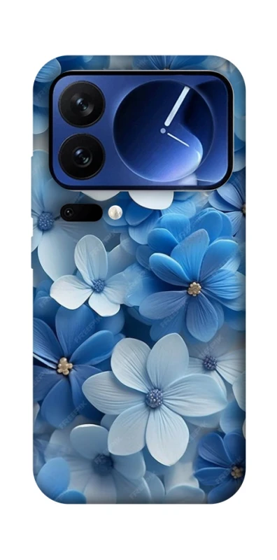 Чохол на Xiaomi Poco F7 Ultra Сині квіти фото 1 з 1