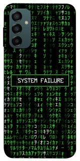 Чехол на Samsung Galaxy M34 5G Matrix system failure фото 1 из 1