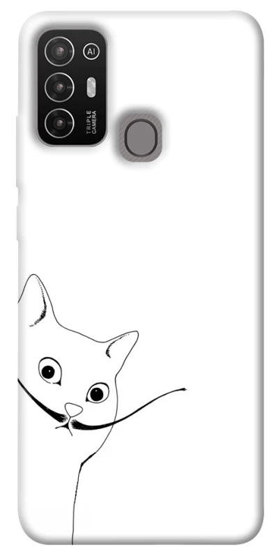 Чехол на ZTE Blade A52 Кот Дали фото 1 из 1