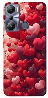 Чехол на Infinix Hot 20i Many hearts фото 1 из 1