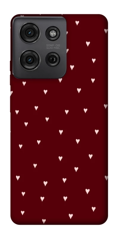 Чохол на Motorola Moto G75 Smal hearts фото 1 з 1