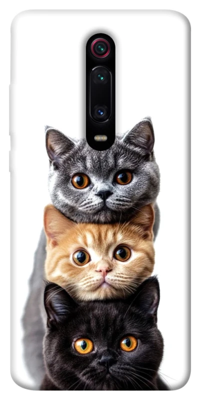 Чехол на Xiaomi Redmi K20 / K20 Pro / Mi9T / Mi9T Pro Красивые котики фото 1 из 1