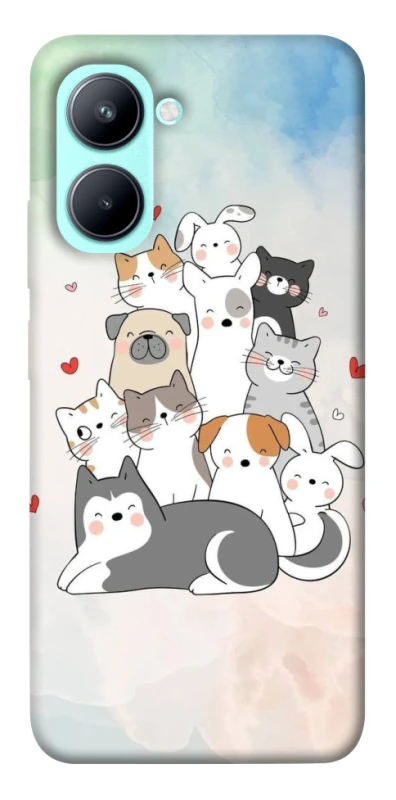 Чехол на Realme C33 Funny Pets ver.2 фото 1 из 1
