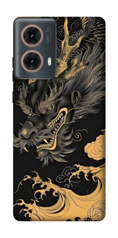Чохол на Motorola Moto G85 gold dragon фото 1 з 1