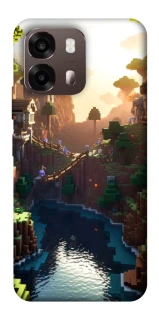 Чехол на Oppo A6 Minecraft sunset фото 1 из 2