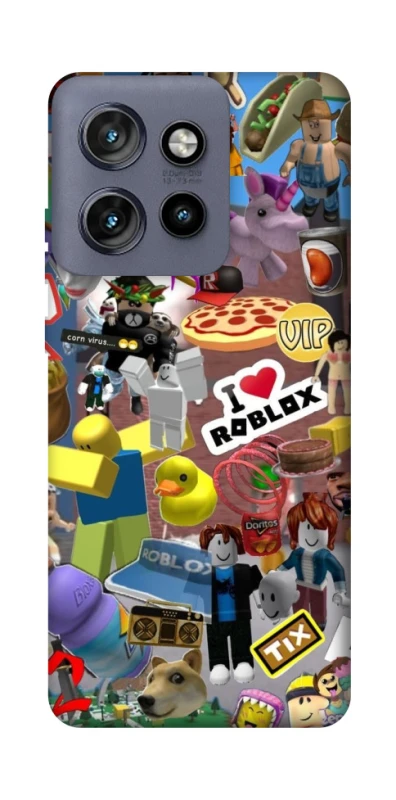 Чехол на Motorola Edge 50 Neo Roblox collage ver.5 фото 1 из 1