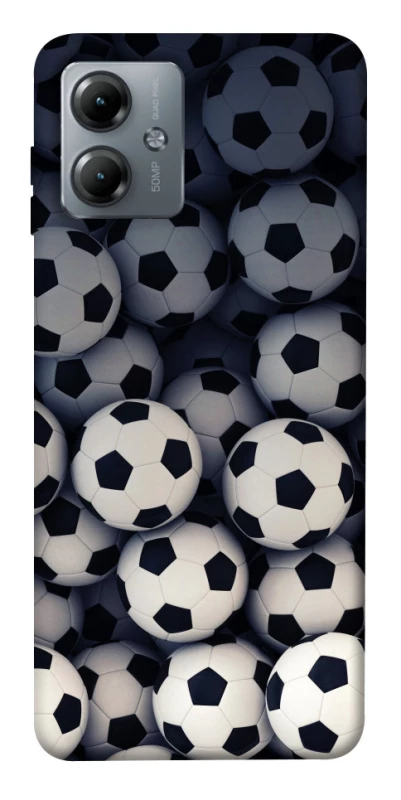 Чехол на Motorola Moto G14 Футбольные мячи фото 1 из 1