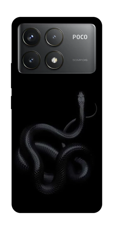 Чохол на Xiaomi Poco F6 Pro Black snake фото 1 з 1