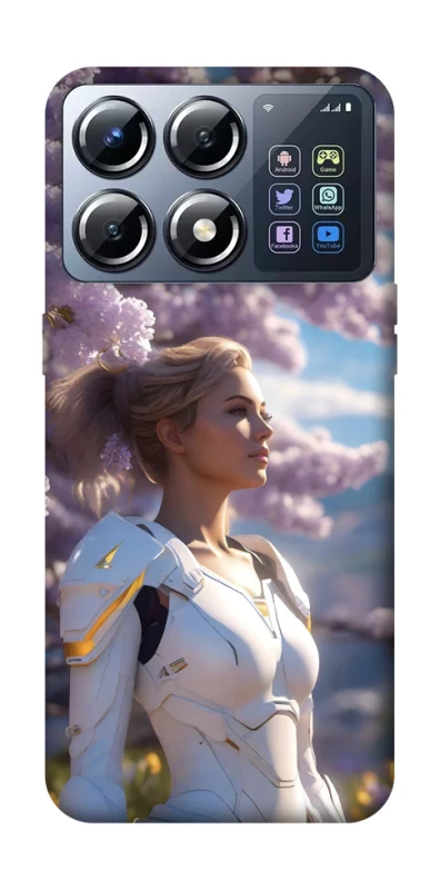 Чохол на Xiaomi POCO X8 Pro Cyber space girl ver.1 фото 1 з 1