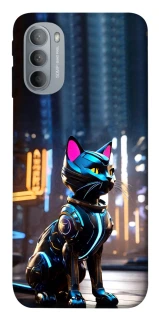 Чохол на Motorola Moto G31 Cyber cat фото 1 з 1