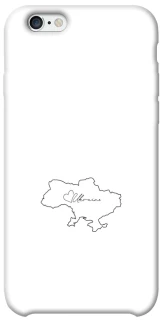 Чохол на Apple iPhone 6/6s (4.7") Ukraine map фото 1 з 1