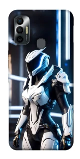 Чехол на TECNO Spark 7 Cyber space girl ver.6 фото 1 из 1