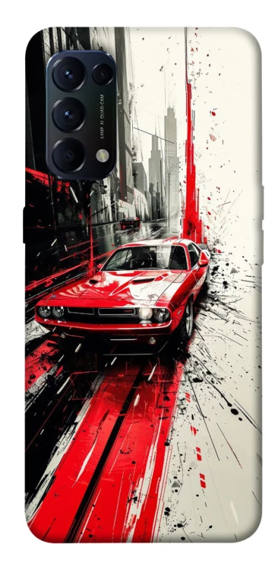 Чохол на Oppo Reno 5 4G Painted Mustang фото 1 з 1