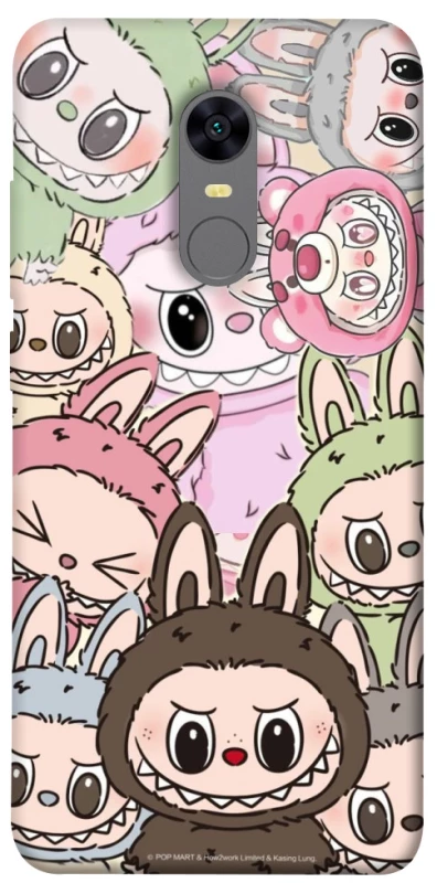 Чехол на Xiaomi Redmi 5 Plus / Redmi Note 5 (Single Camera) All Labubu 3 фото 1 из 1