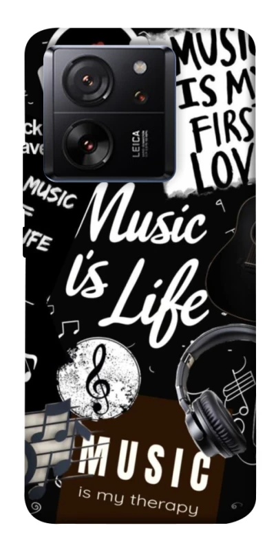 Чохол на Xiaomi 13T Music is Life фото 1 з 1