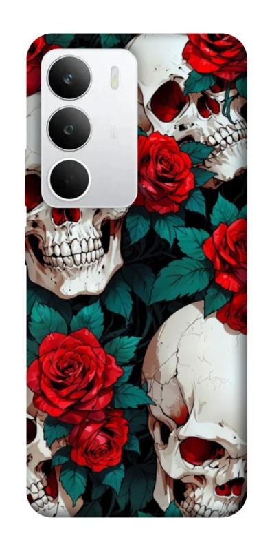 Чохол на Realme C71 skull and rose фото 1 з 1