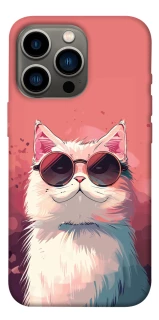 Чехол на Apple iPhone 13 Pro (6.1") Сat with glasses фото 1 из 1