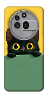 Чохол на Nothing Phone (3a) Pro Black cat v2 фото 1 з 1
