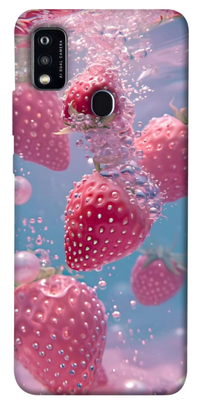 Чохол на ZTE Blade A51 Полуниця в воді фото 1 з 1