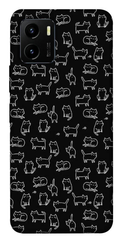 Чохол на Vivo Y15s Black Cats фото 1 з 1