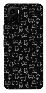 Чохол на Vivo Y15s Black Cats фото 1 з 1