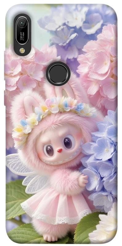 Чохол на Huawei Y6 (2019) Labubu & Flowers ver.1 фото 1 з 1
