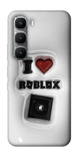 Чохол на Infinix Hot 60 Pro I love Roblox фото 1 з 1