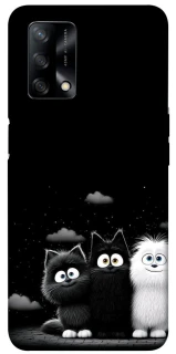 Чехол на Oppo A74 4G Three Cats фото 1 из 1