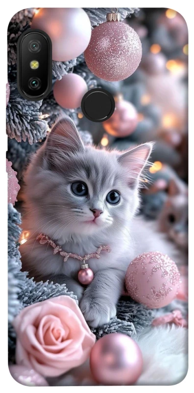 Чохол на Xiaomi Mi A2 Lite / Xiaomi Redmi 6 Pro Christmas Kitty фото 1 з 1