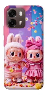 Чохол на Oppo A6 Labubu twins ver.2 фото 1 з 2