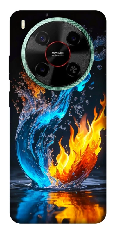 Чохол на ZTE Nubia V70 Max Water And Fire фото 1 з 1