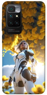 Чохол на Xiaomi Redmi 10 Cyber space girl ver.3 фото 1 з 1