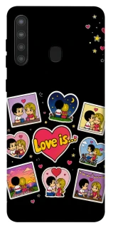 Чохол на Samsung Galaxy A21 Love is ver.2 фото 1 з 1