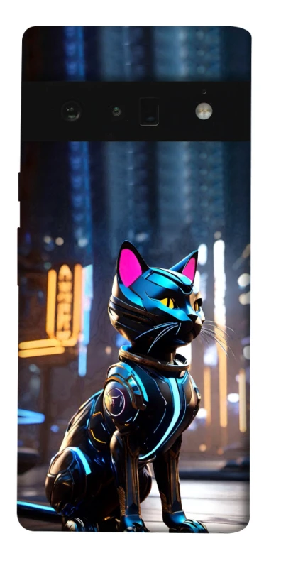 Чехол на Google Pixel 6 Pro Cyber cat фото 1 из 1