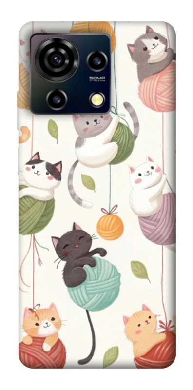 Чохол на ZTE Blade V50 Vita Funny Kittens фото 1 з 1